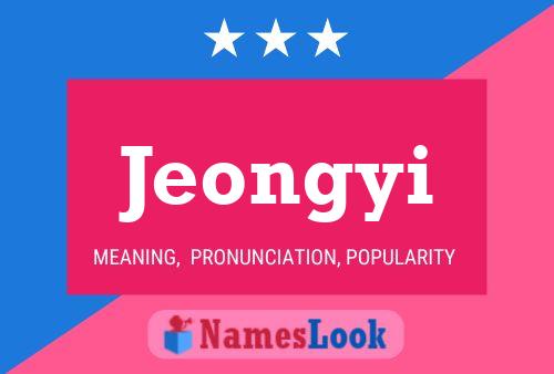 Jeongyi Namensposter