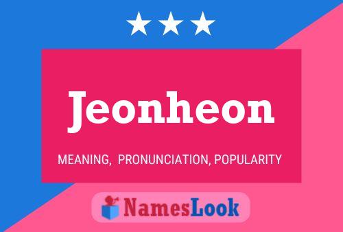 Jeonheon Namensposter