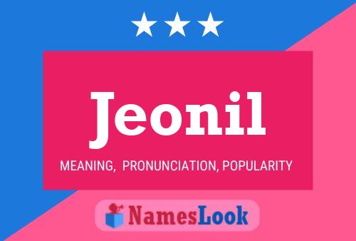 Jeonil Namensposter