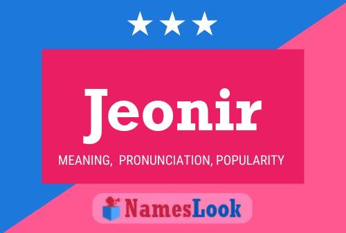 Jeonir Namensposter