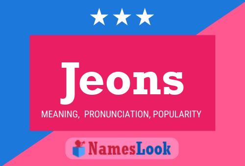 Jeons Namensposter