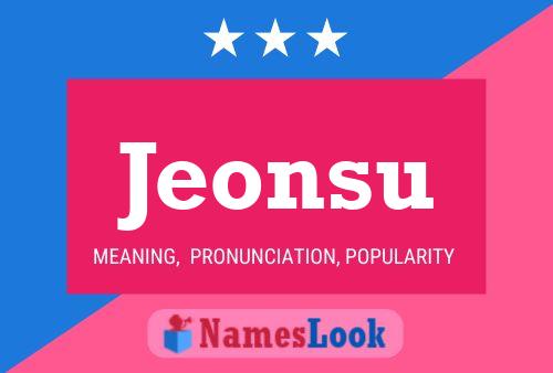 Jeonsu Namensposter