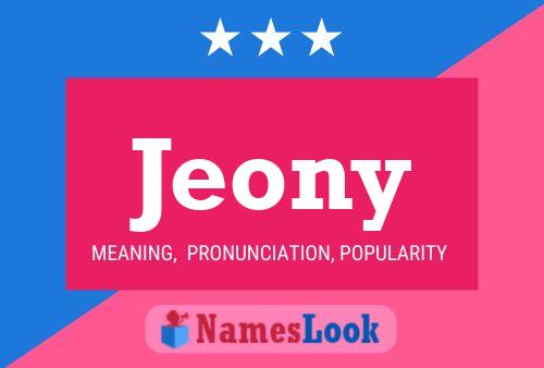 Jeony Namensposter