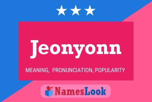 Jeonyonn Namensposter