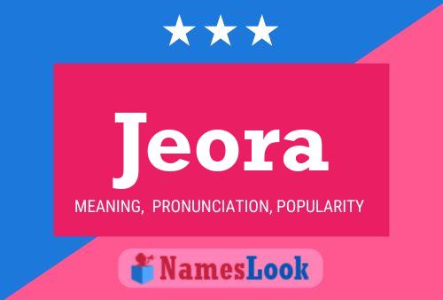 Jeora Namensposter