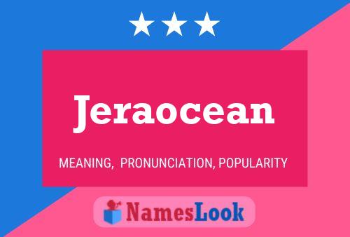 Jeraocean Namensposter