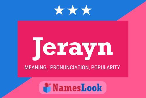 Jerayn Namensposter