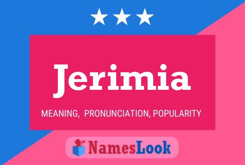 Jerimia Namensposter