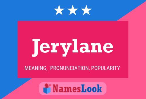 Jerylane Namensposter