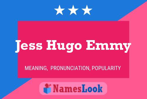 Jess Hugo Emmy Namensposter