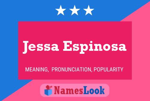 Jessa Espinosa Namensposter