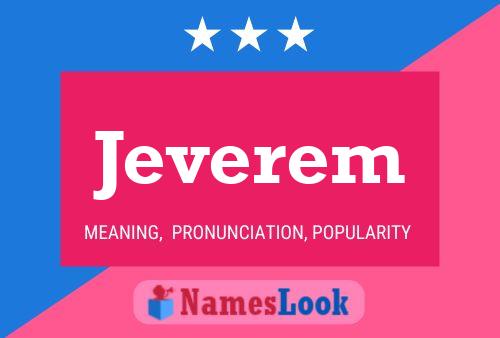 Jeverem Namensposter