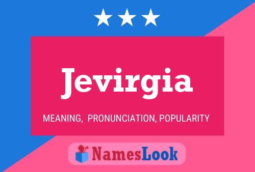 Jevirgia Namensposter