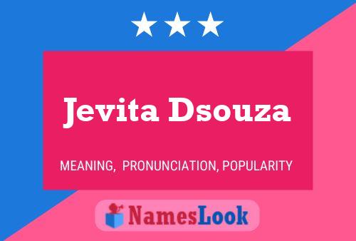 Jevita Dsouza Namensposter