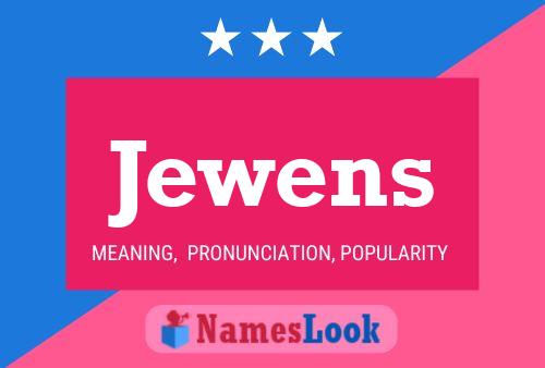 Jewens Namensposter