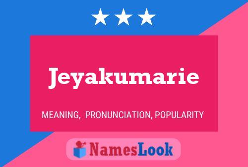 Jeyakumarie Namensposter