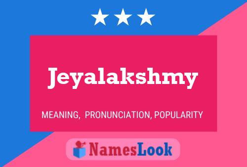 Jeyalakshmy Namensposter