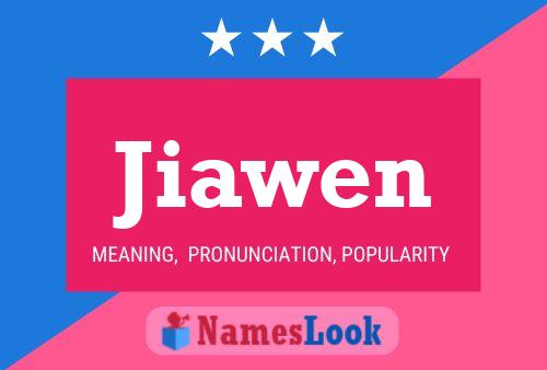 Jiawen Namensposter