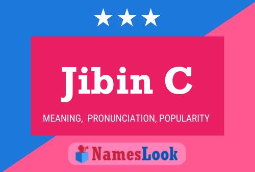 Jibin C Namensposter