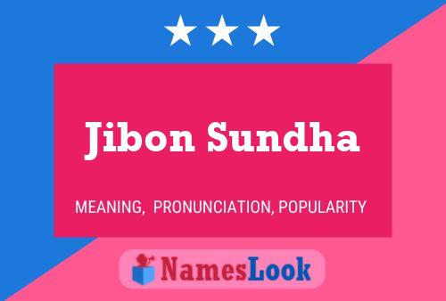 Jibon Sundha Namensposter