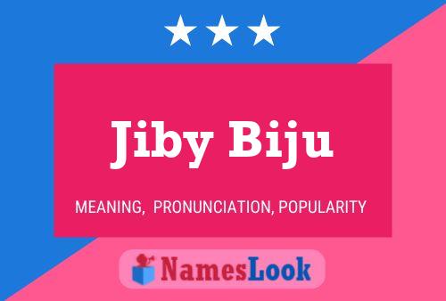 Jiby Biju Namensposter