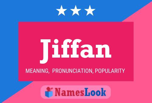 Jiffan Namensposter