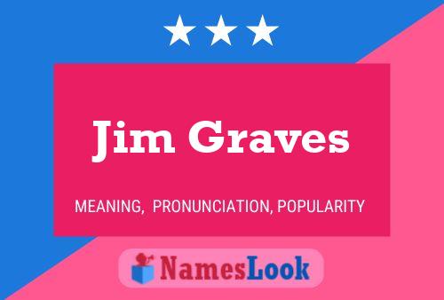 Jim Graves Namensposter