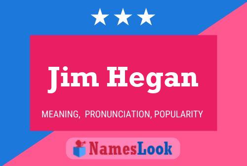 Jim Hegan Namensposter