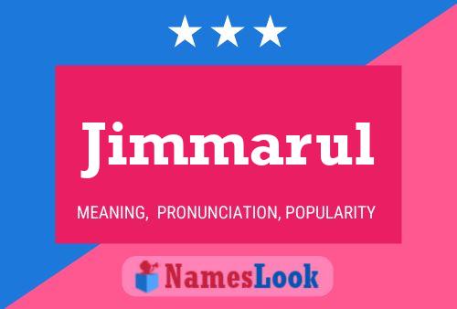 Jimmarul Namensposter