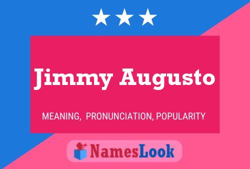 Jimmy Augusto Namensposter