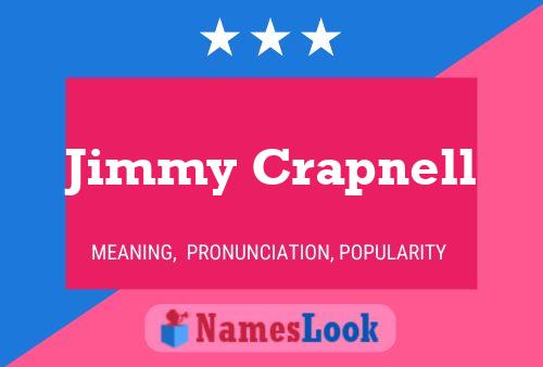 Jimmy Crapnell Namensposter