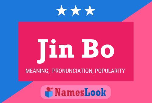 Jin Bo Namensposter