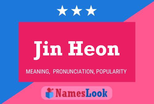 Jin Heon Namensposter