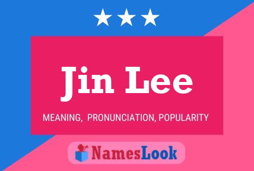 Jin Lee Namensposter