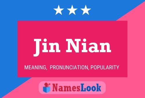 Jin Nian Namensposter