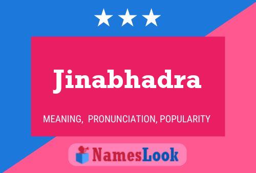 Jinabhadra Namensposter