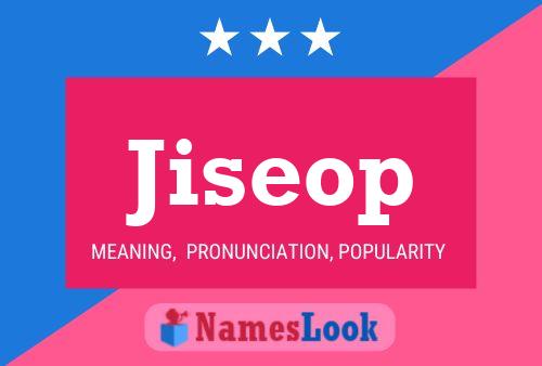 Jiseop Namensposter