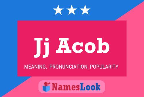 Jj Acob Namensposter