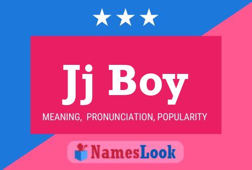 Jj Boy Namensposter