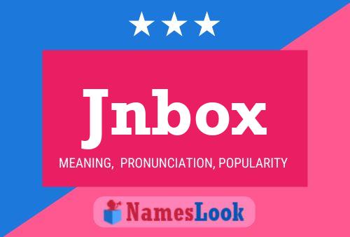 Jnbox Namensposter