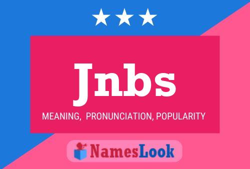 Jnbs Namensposter