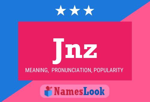 Jnz Namensposter