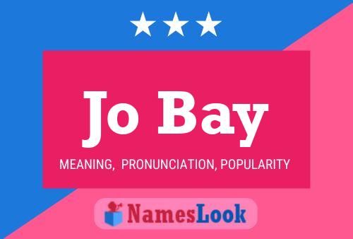 Jo Bay Namensposter