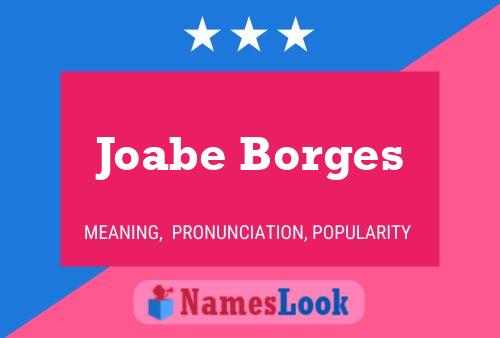 Joabe Borges Namensposter