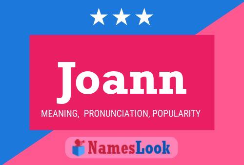 Joann Namensposter