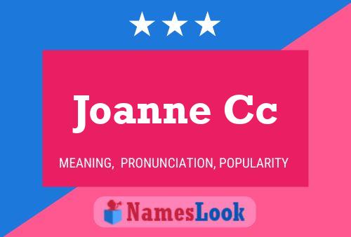 Joanne Cc Namensposter