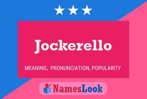 Jockerello Namensposter