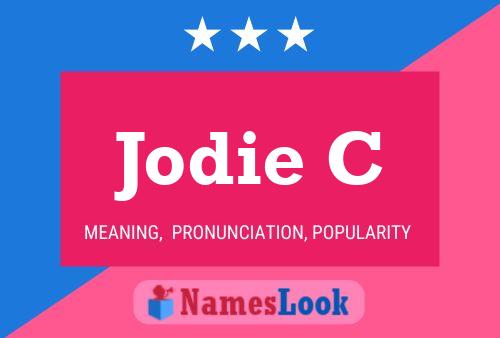 Jodie C Namensposter