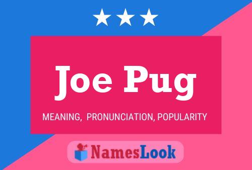 Joe Pug Namensposter