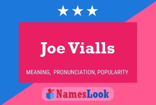 Joe Vialls Namensposter